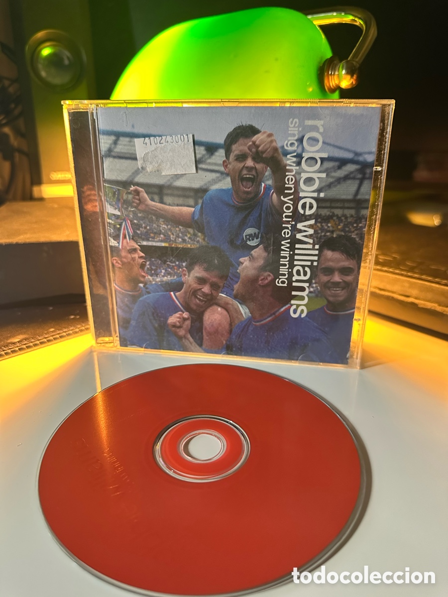 CDs de m&uacute;sica: CD/ robbie williams sing when youre winning - Foto 1