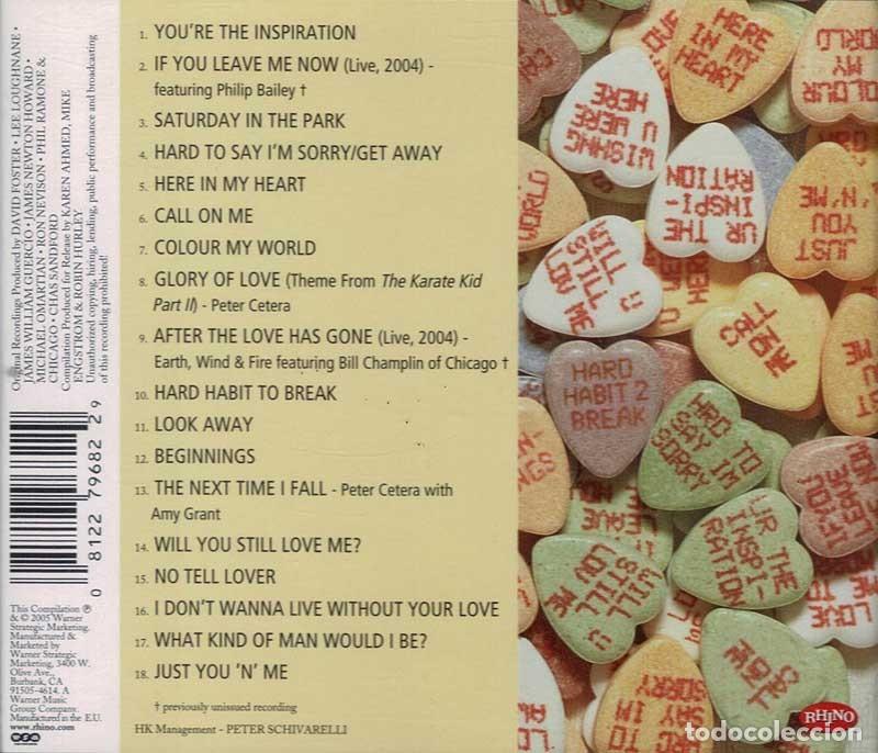 CDs de m&uacute;sica: Chicago - Love Songs. CD - Foto 2