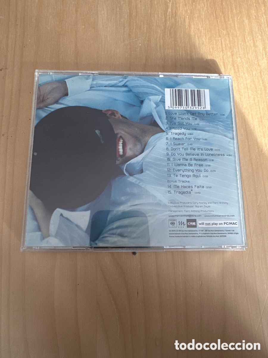 CDs de m&uacute;sica: SCD183 Marc anthony mended CD SEGUNDA MANO - Foto 2