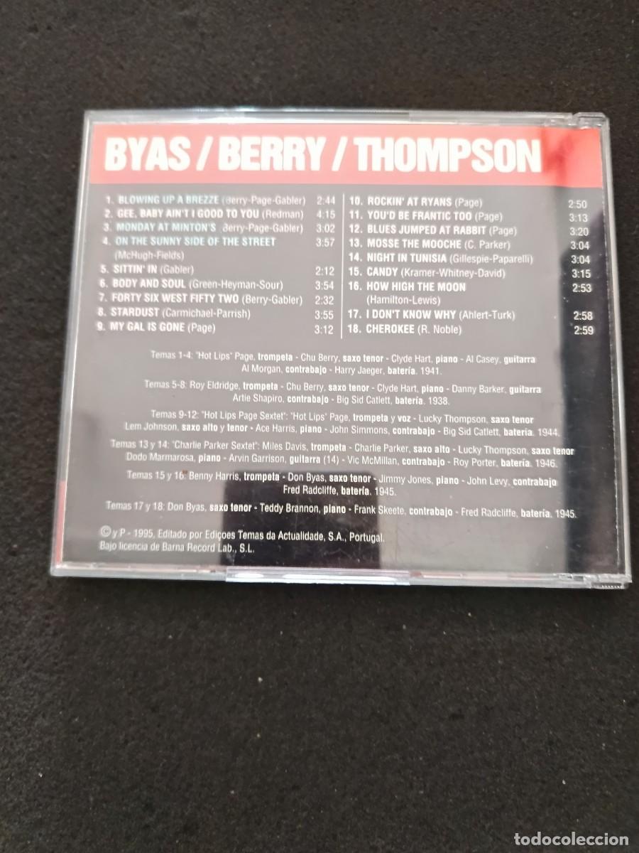 CDs de m&uacute;sica: DON BYAS. JAZZ BLUES, 31 - Foto 2