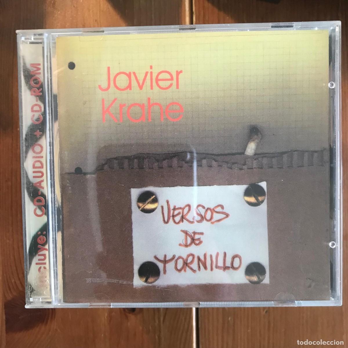 CDs de m&uacute;sica: JAVIER KRAHE - VERSOS DE TORNILLO - CD LOLLIPOP 1997 - Foto 1