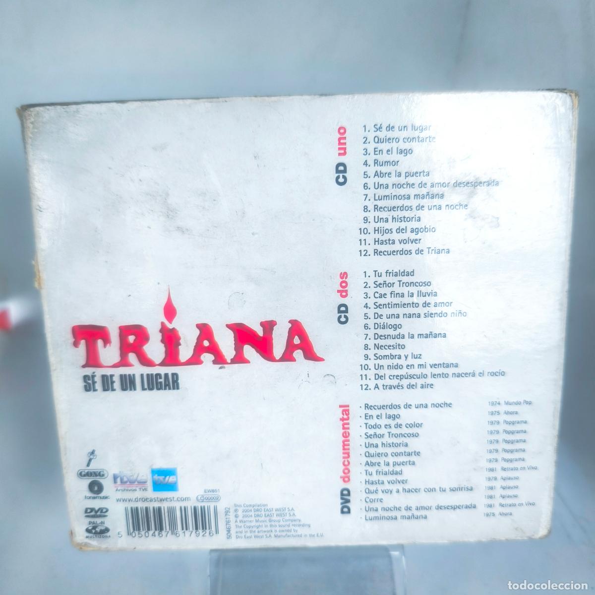 CDs de m&uacute;sica: Triana cd+DVD Se de un lugar - Foto 3