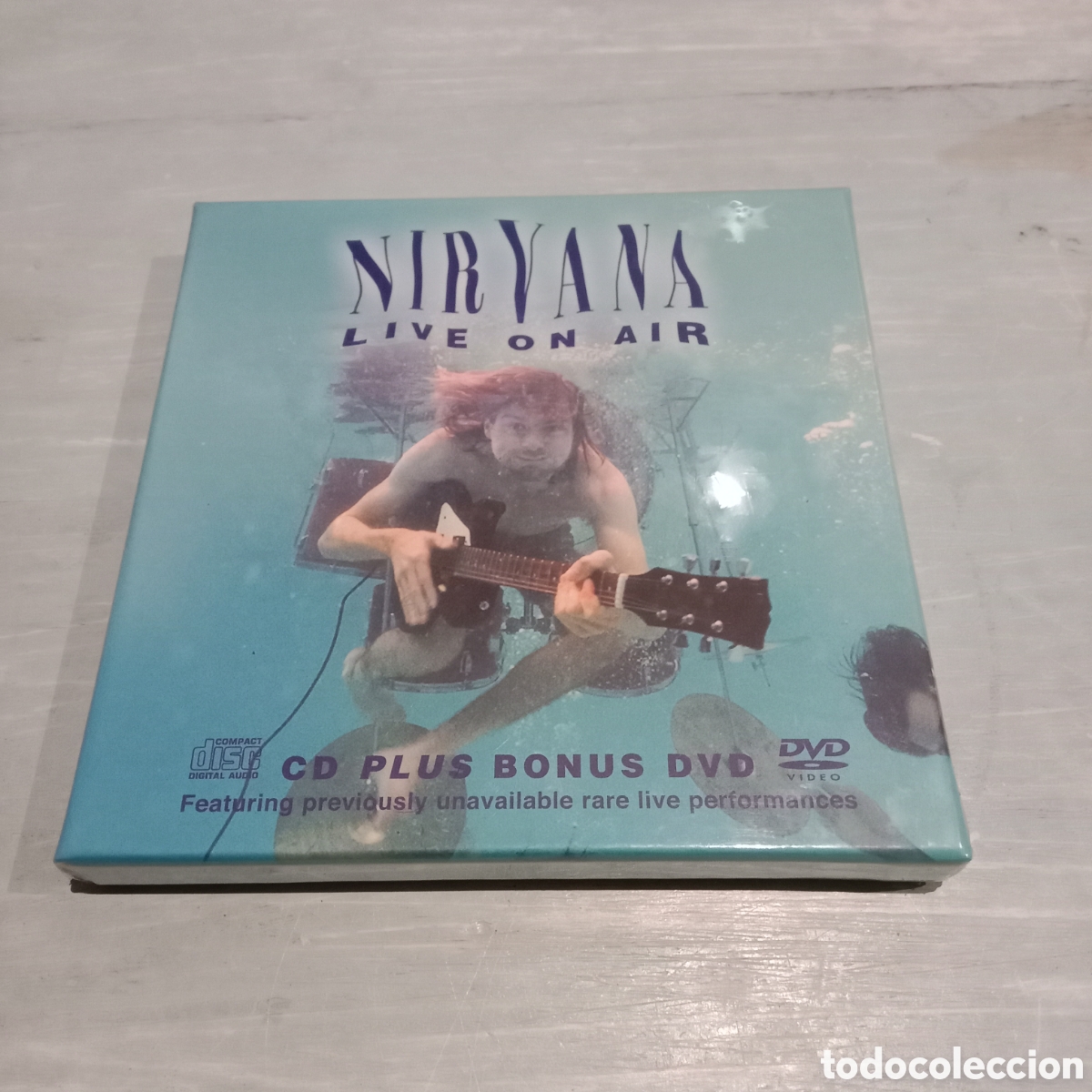 CDs de m&uacute;sica: NIRVANA - LIVE ON AIR - CD + DVD - Foto 1