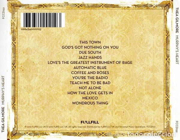 CDs de m&uacute;sica: Thea Gilmore -CD- Murphys Heart - Foto 4