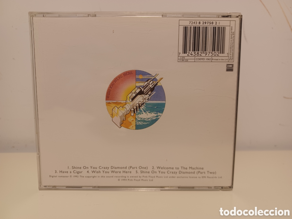 CDs de m&uacute;sica: CD Pink Floyd/ Wish you were here/ 1994 - Foto 2