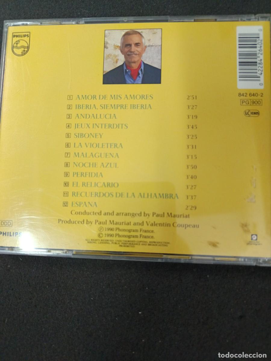 CDs de m&uacute;sica: CD. PAUL MAURIAT. IBERIA - Foto 2