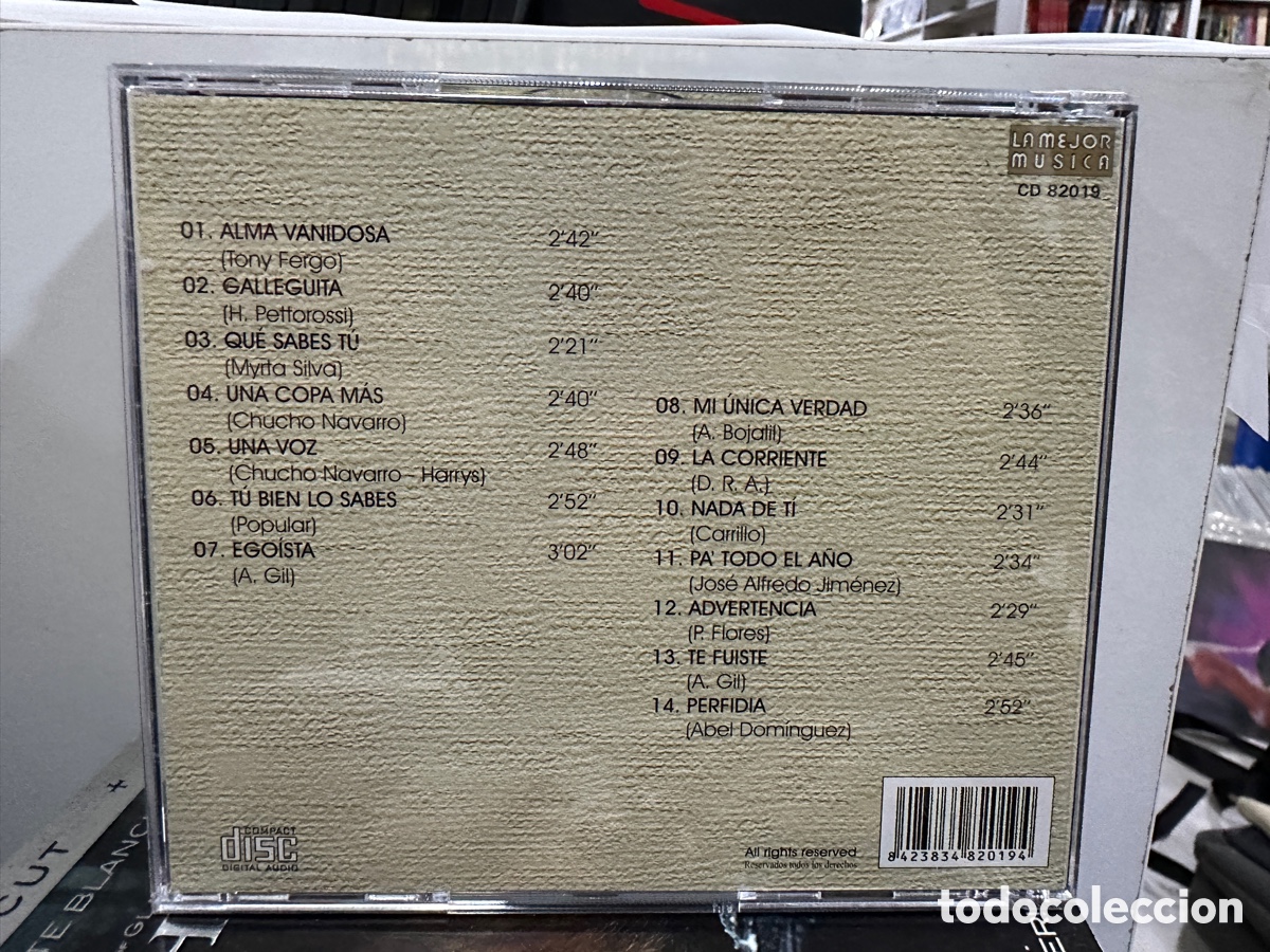 CDs de m&uacute;sica: Los Panchos - Los Panchos (CD) - Foto 2