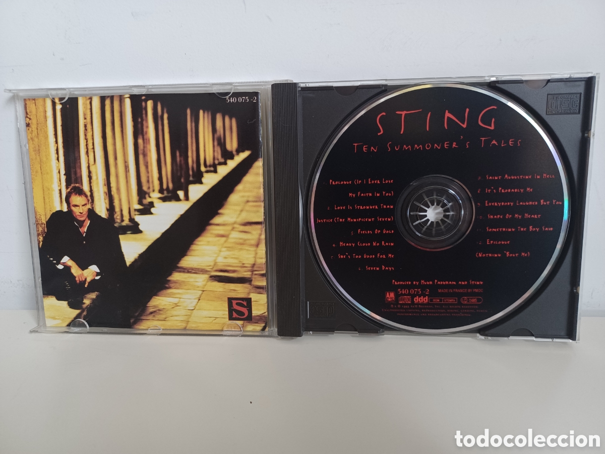CDs de m&uacute;sica: CD Sting/ Ten Summoners Tales - Foto 3