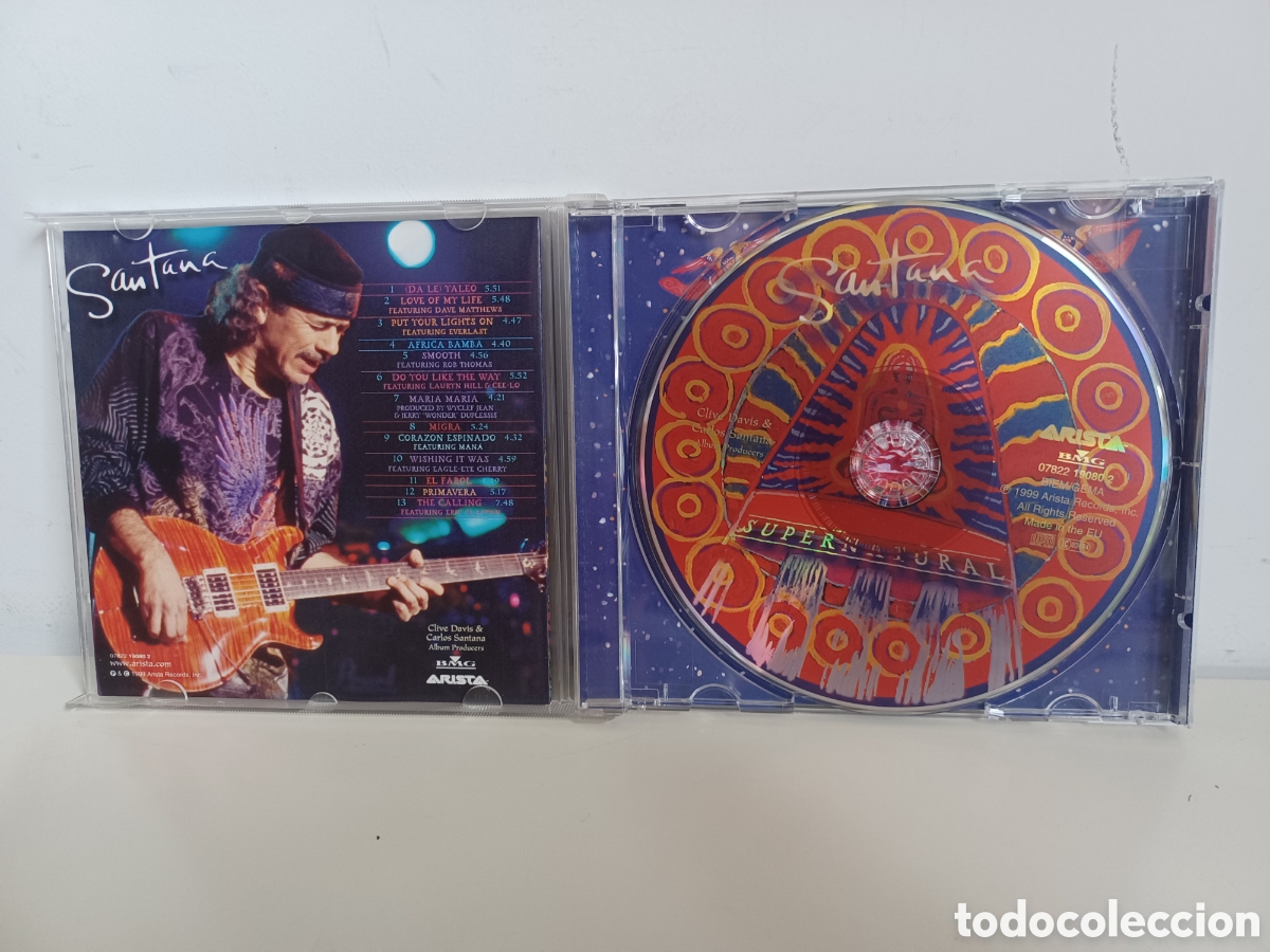 CDs de m&uacute;sica: CD Santana/ Supernatural - Foto 3