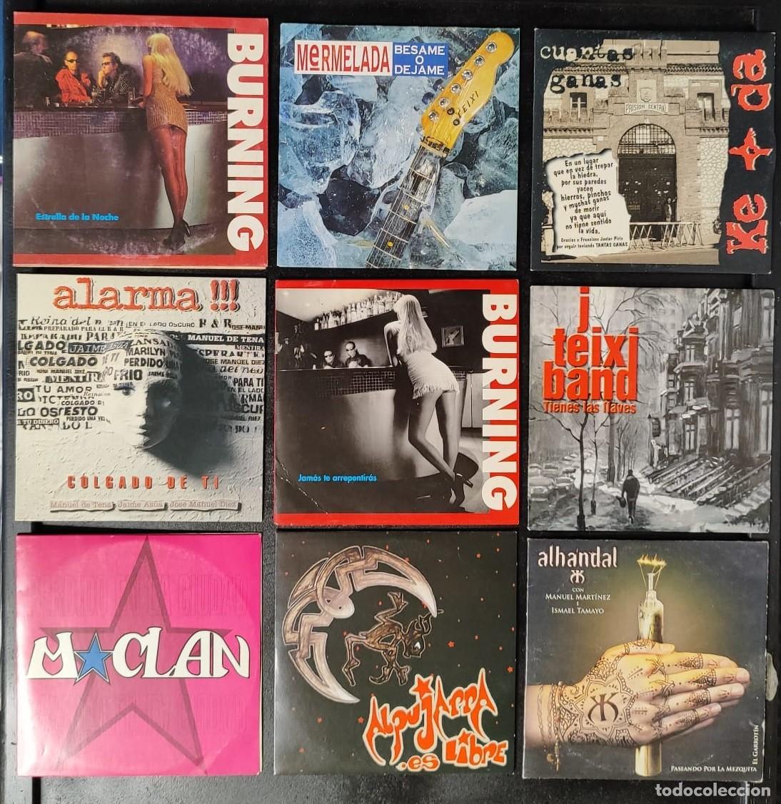 CDs de m&uacute;sica: 9 CDS SINGLES ROCK ESPA&Ntilde;OL - Foto 1