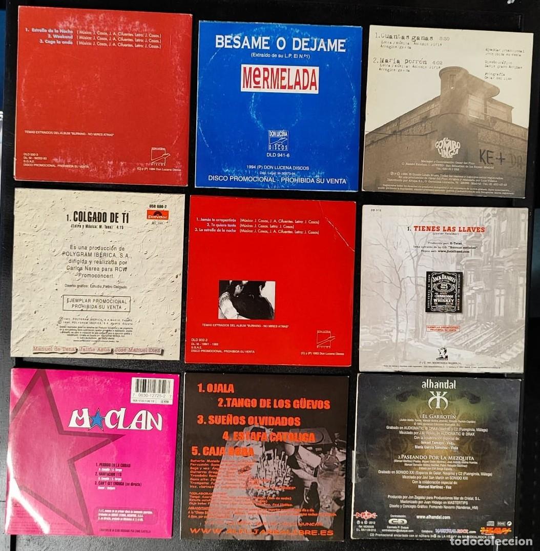CDs de m&uacute;sica: 9 CDS SINGLES ROCK ESPA&Ntilde;OL - Foto 2