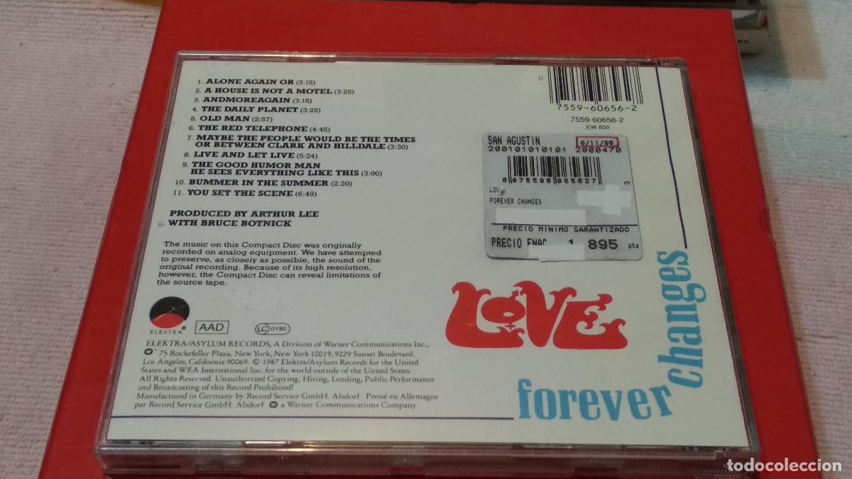 CDs de m&uacute;sica: LOVE / FOREVER CHANGES - CD 1987 Elektra WARNER - ROCK PSICODELIA - Foto 3