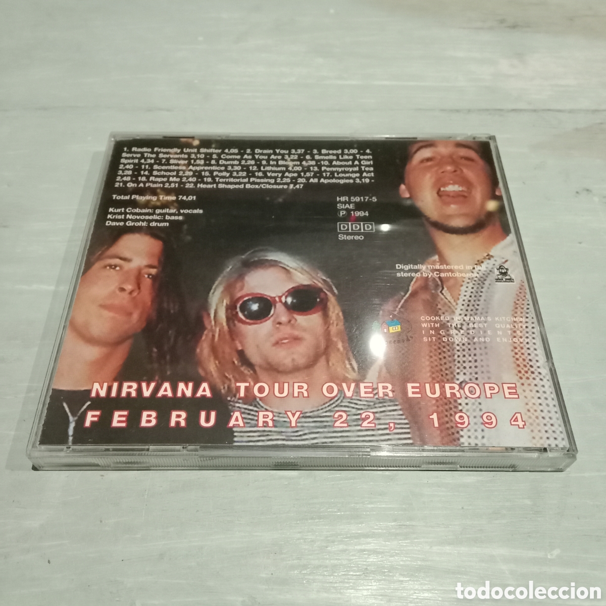 CDs de m&uacute;sica: NIRVANA - TOUR OVER EUROPE - CD - Foto 2