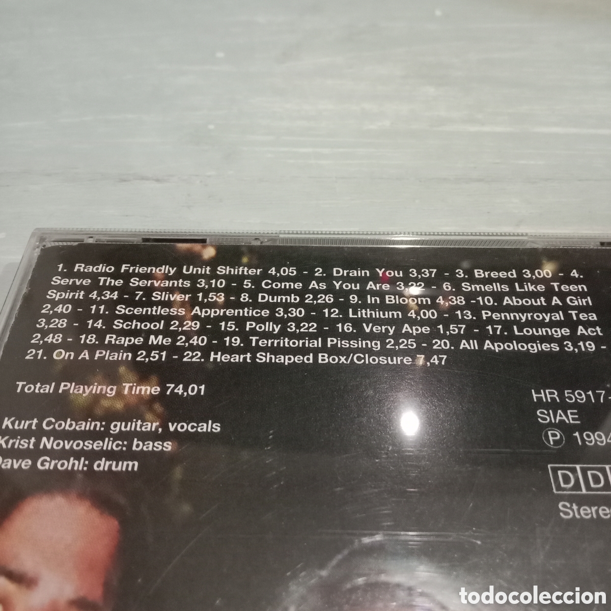 CDs de m&uacute;sica: NIRVANA - TOUR OVER EUROPE - CD - Foto 4