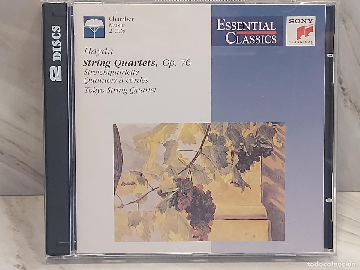 CDs de m&uacute;sica: HAYDN / STRING QUARTETS OP. 76 / DOBLE CD-SONY / DE LUJO - Foto 1