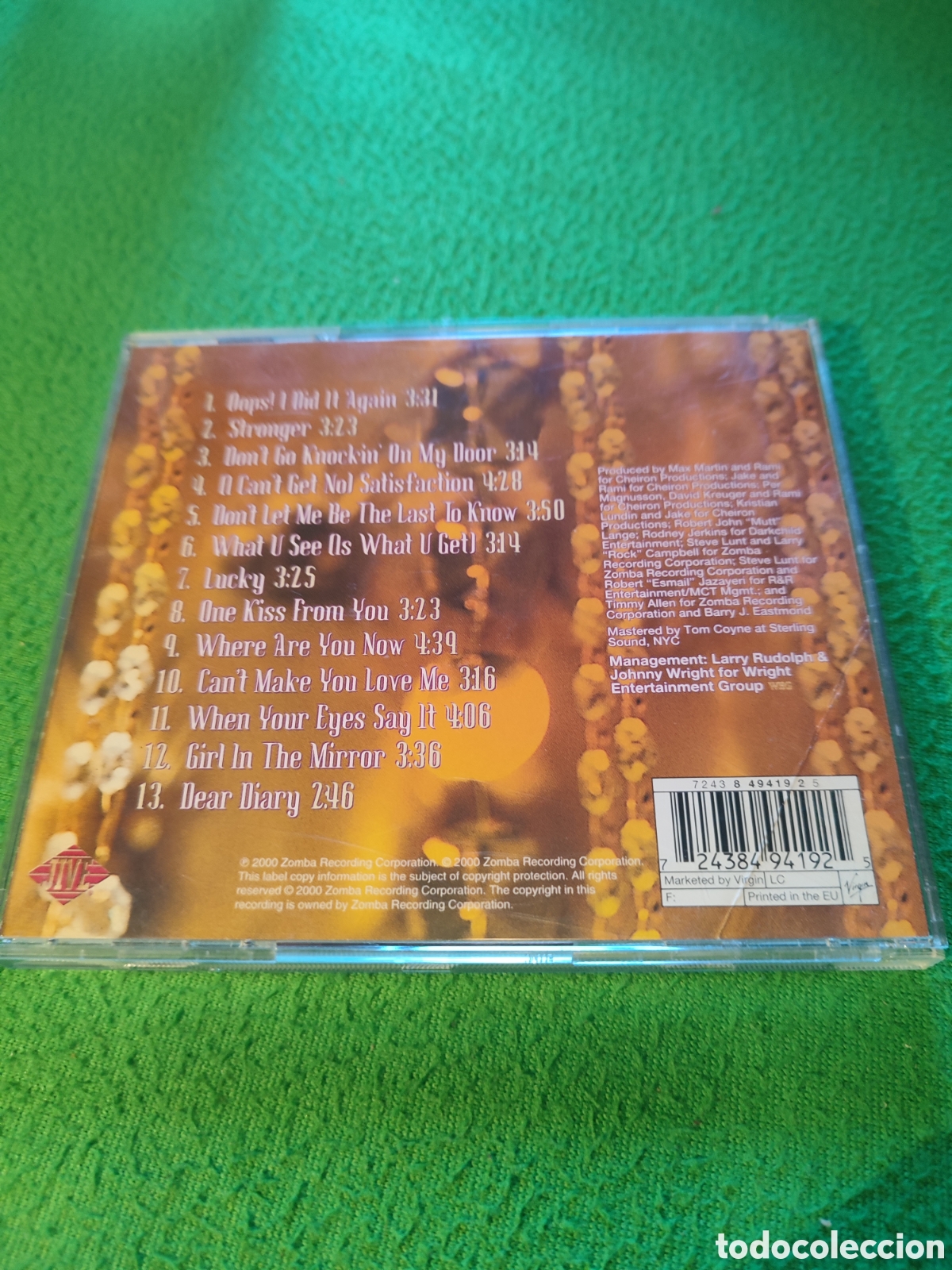 CDs de m&uacute;sica: Britney Spears - Oops..I did It again - Foto 3
