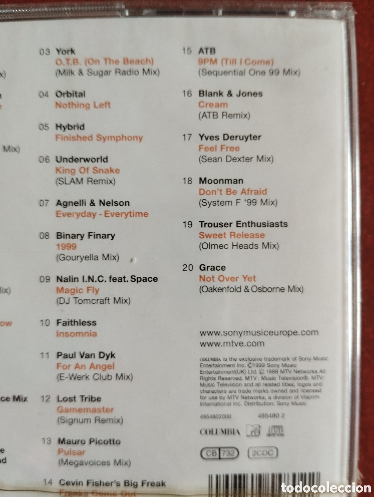 CDs de m&uacute;sica: MTV Ibiza 99 - varios - 2CD - Foto 4