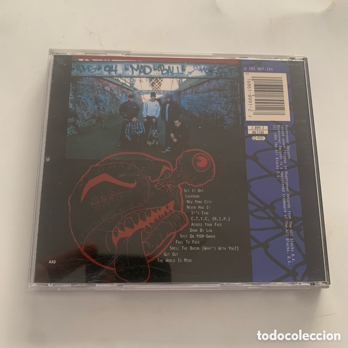 CDs de m&uacute;sica: CD MADBALL SET IT OFF DE 1994 - NYHC - HARDCORE - Foto 3