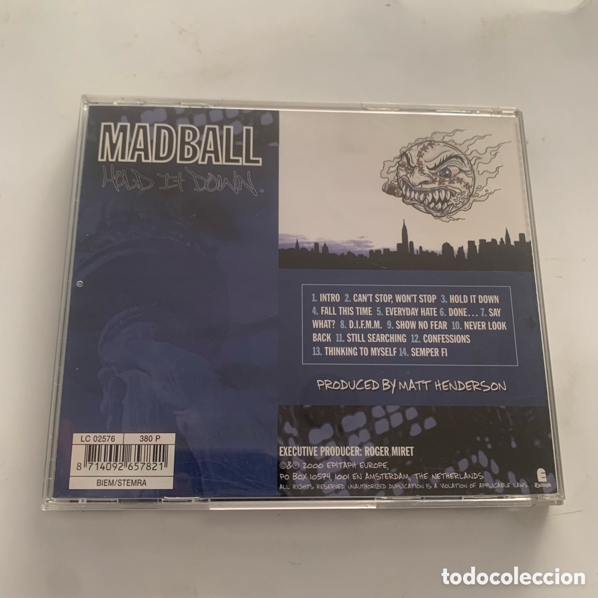 CDs de m&uacute;sica: CD MADBALL HOLD IT DOWN DE 2000 - NYHC - HARDCORE - Foto 3