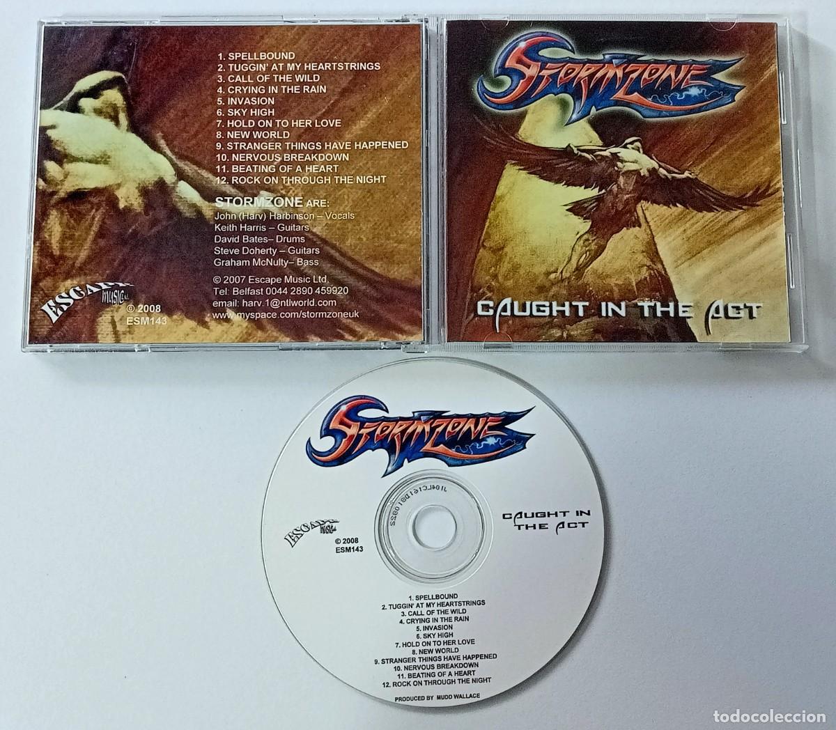 CDs de m&uacute;sica: CD STORMZONE - CAUGHT IN THE ACT - Foto 2