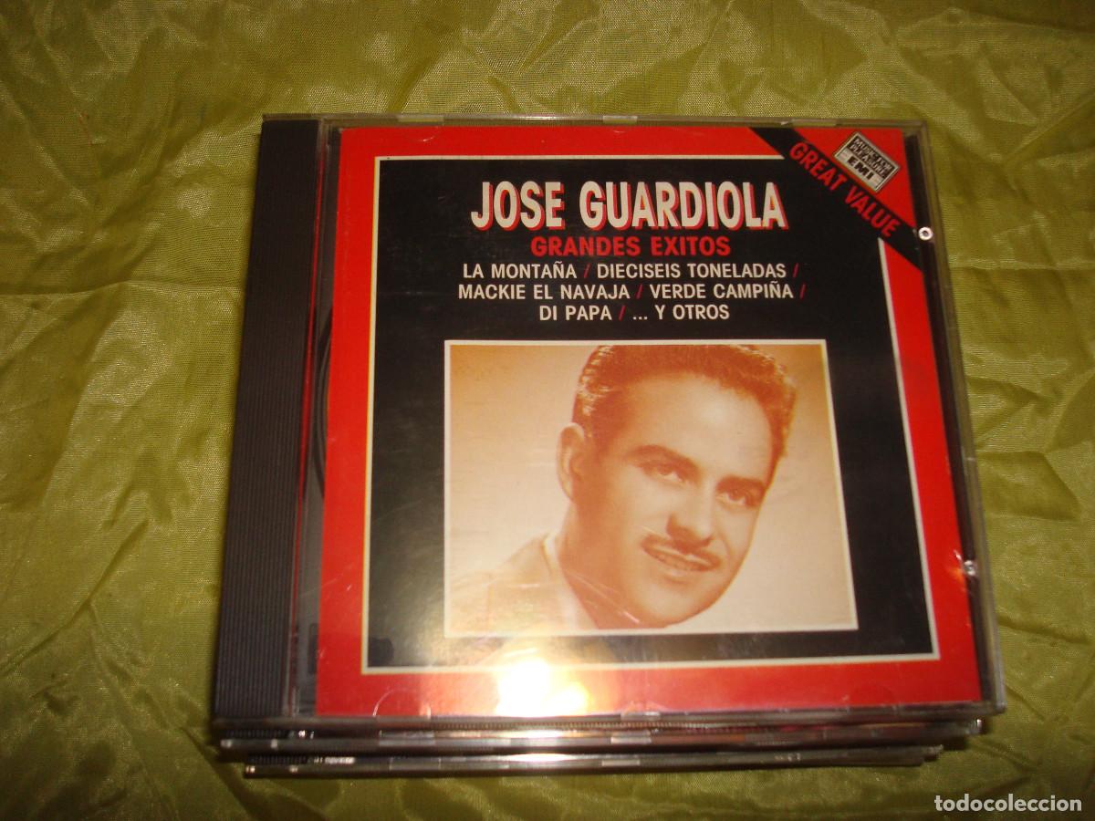 CDs de m&uacute;sica: JOSE GUARDIOLA. GRANDES EXITOS. CD. IMPECABLE - Foto 1