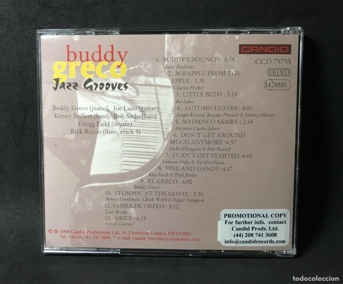 CDs de m&uacute;sica: Buddy Greco &lrm;&ndash; Jazz Grooves - CD - Candid - Foto 2