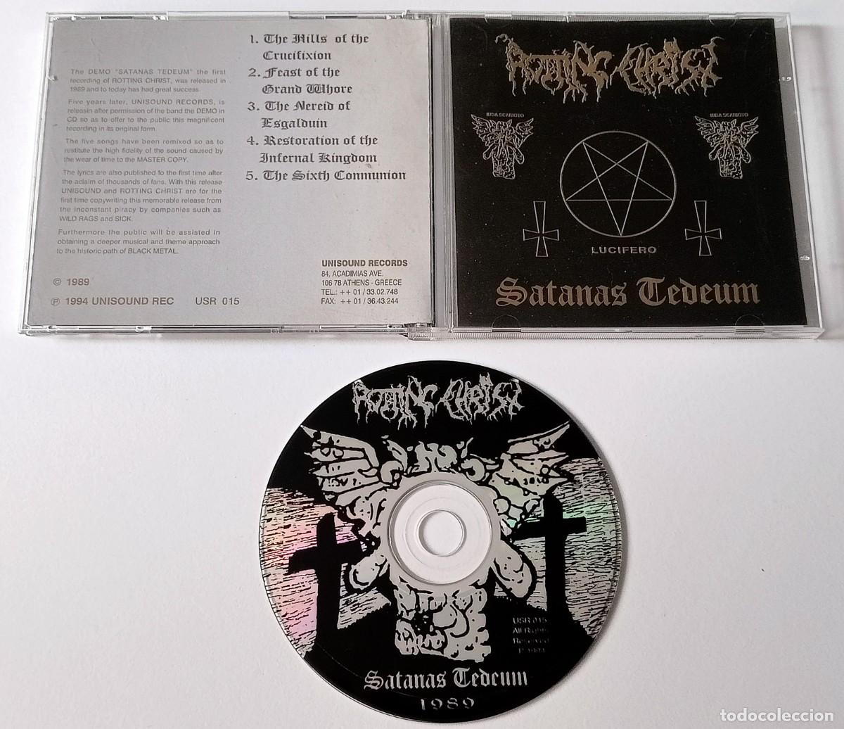 CDs de m&uacute;sica: CD ROTTING CHRIST - SATANAS TEDEUM - Foto 2