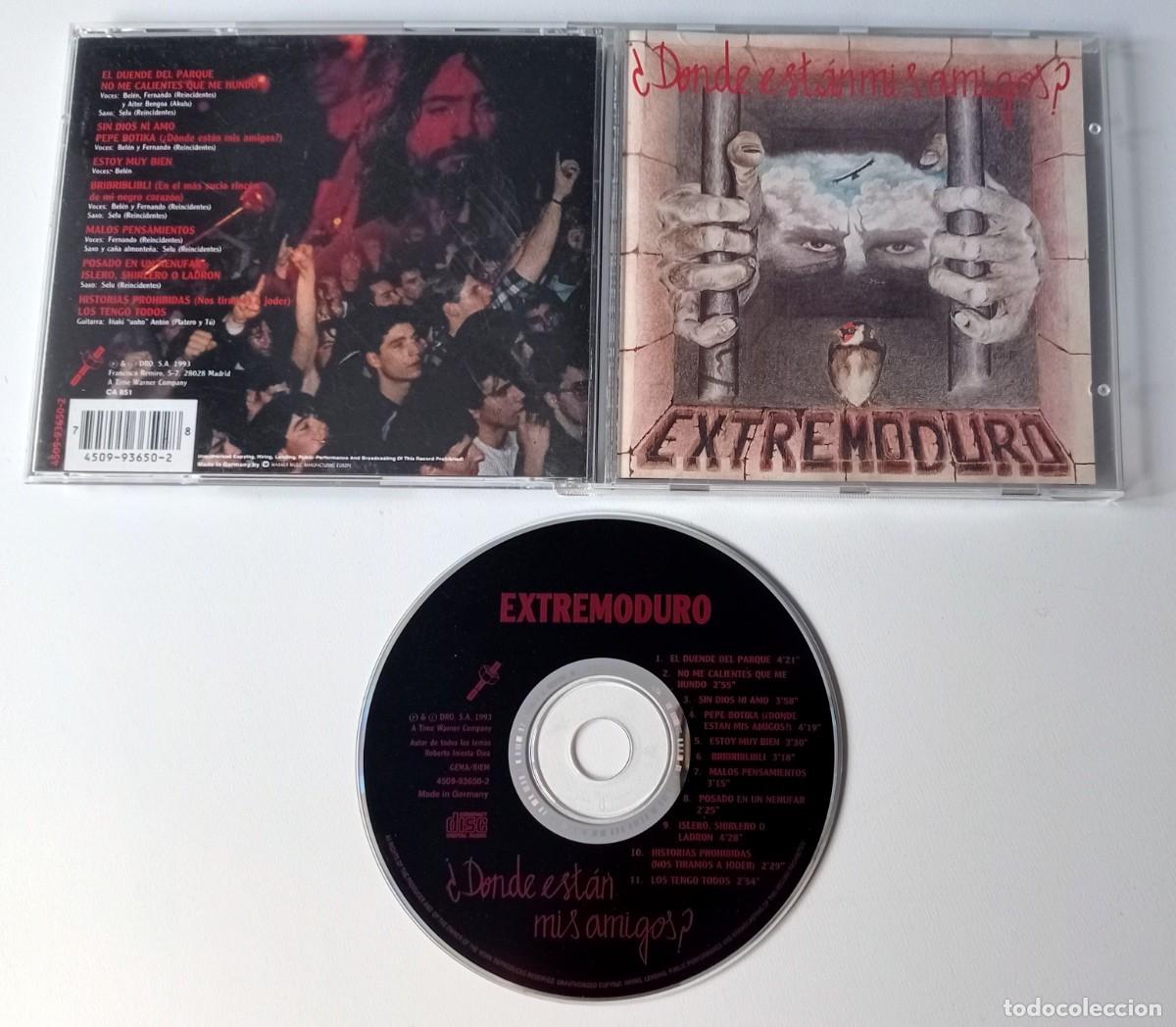 CDs de m&uacute;sica: CD EXTREMODURO - &iquest;D&Oacute;NDE EST&Aacute;N MIS AMIGOS? - Foto 2