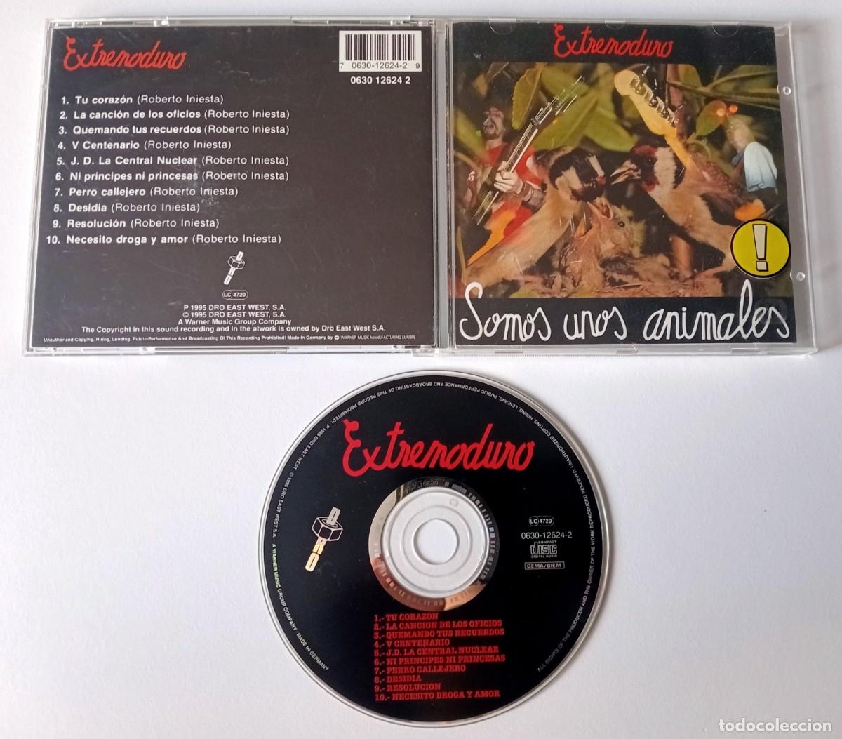 CDs de m&uacute;sica: CD EXTREMODURO - SOMOS UNOS ANIMALES - Foto 2