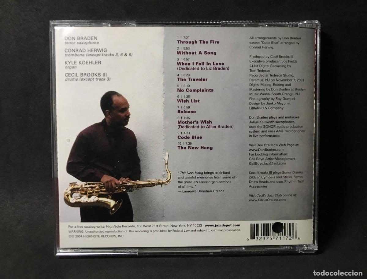 CDs de m&uacute;sica: Don Braden &ndash; The New Hang - CD - HighNote - Foto 2