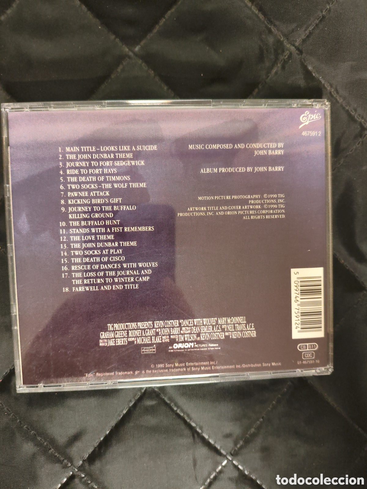 CDs de m&uacute;sica: John Barry&nbsp;&lrm;&ndash;&nbsp;Dances With Wolves - Foto 2