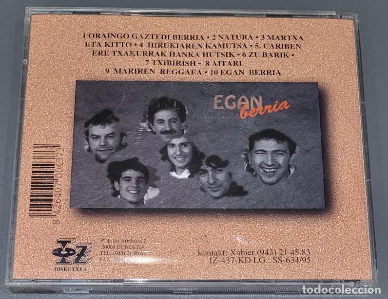 CDs de m&uacute;sica: Egan - Berria - CD 1995. - Foto 2