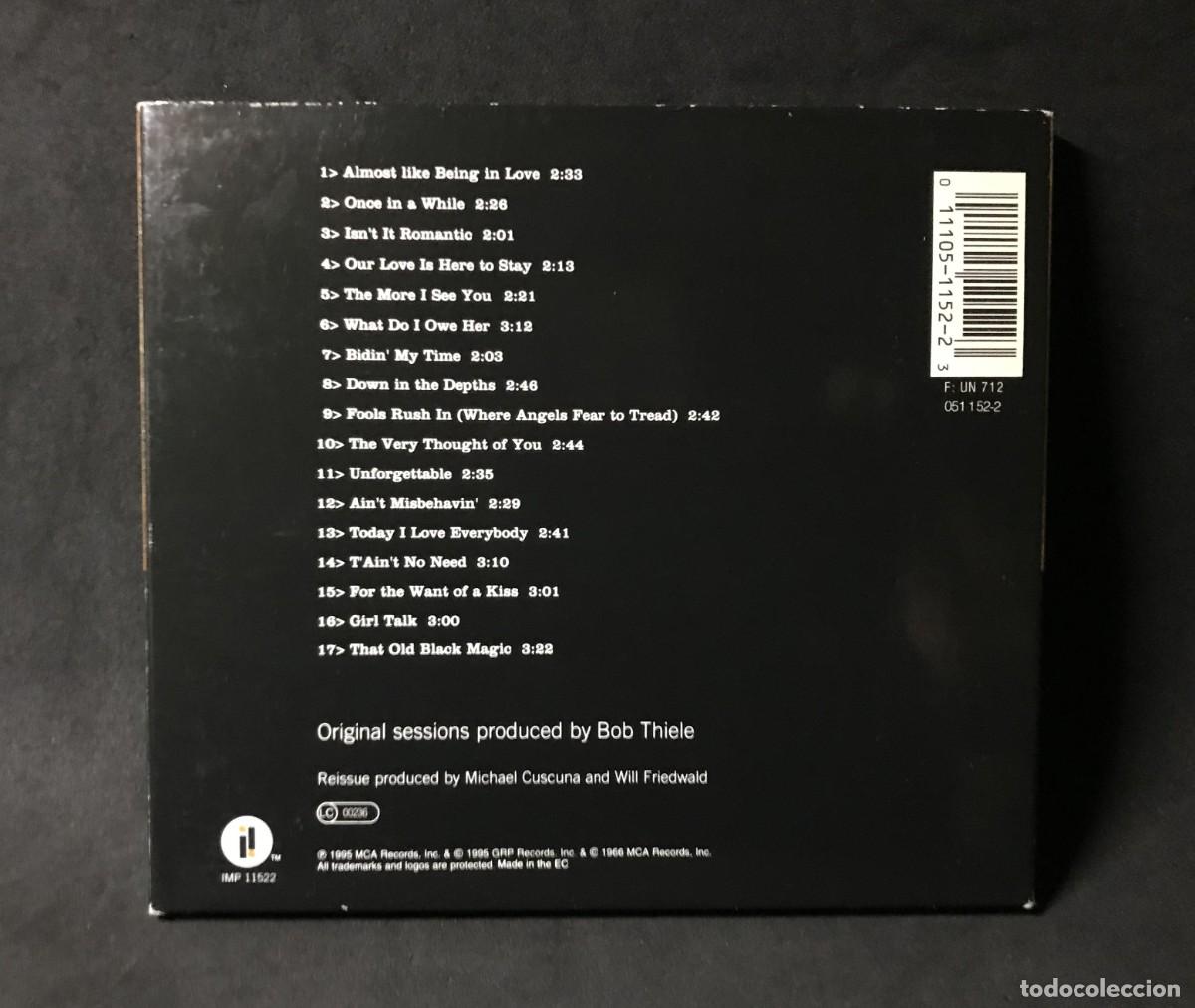 CDs de m&uacute;sica: Johnny Hartman &ndash; Unforgettable - CD Digipack - Impulse - Foto 2