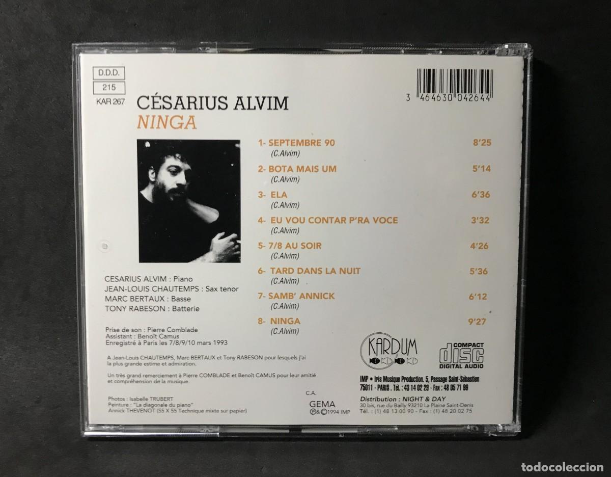 CDs de m&uacute;sica: Cesarius Alvim &ndash; Ninga - CD - Kardum - Foto 2