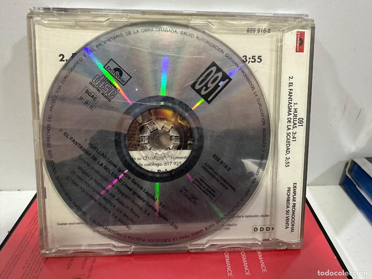 CDs de m&uacute;sica: 091 - Huellas / El Fantasma De La Soledad (CD, Single) - Foto 2