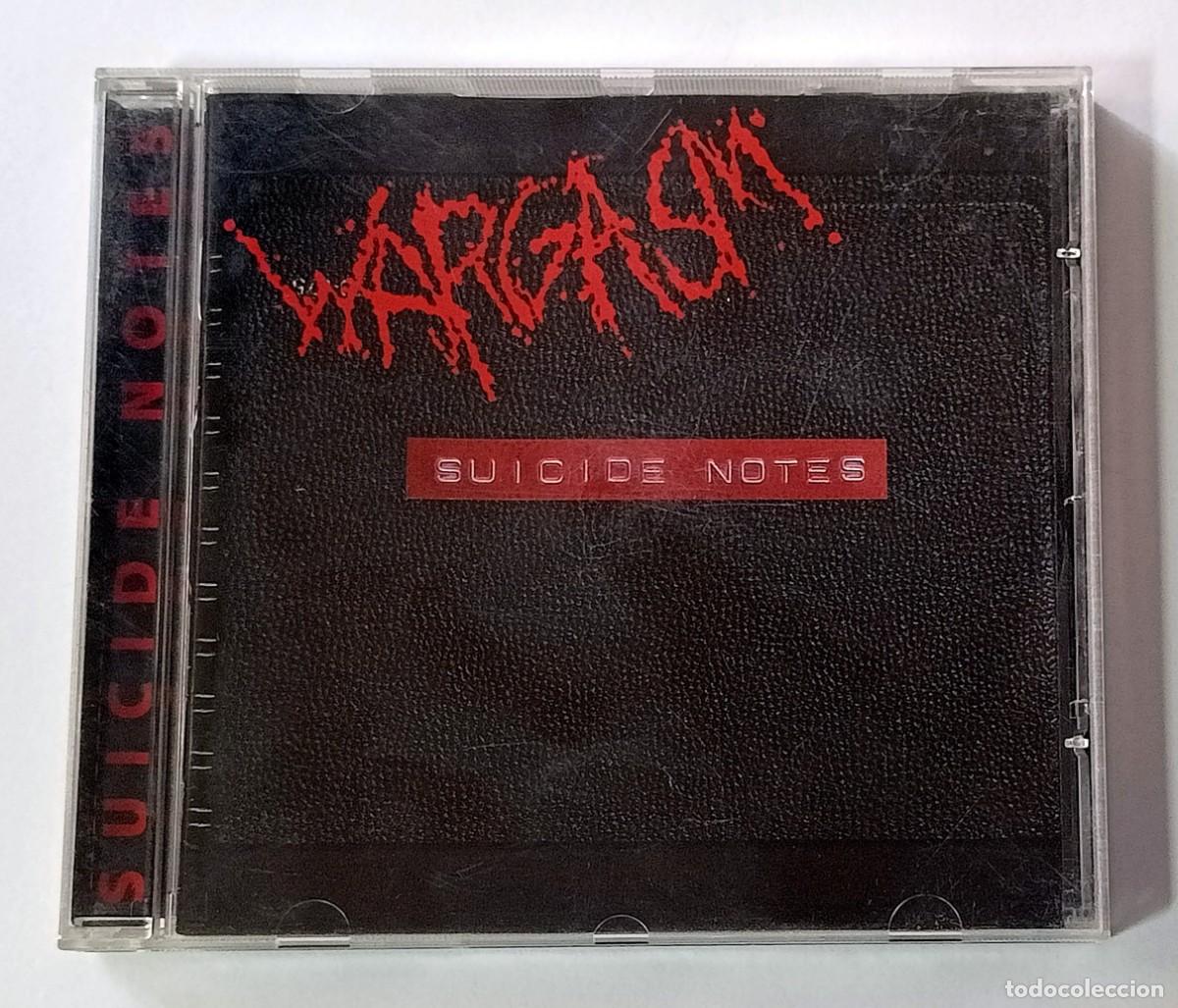 CDs de m&uacute;sica: CD WARGASM - SUICIDE NOTES - Foto 1