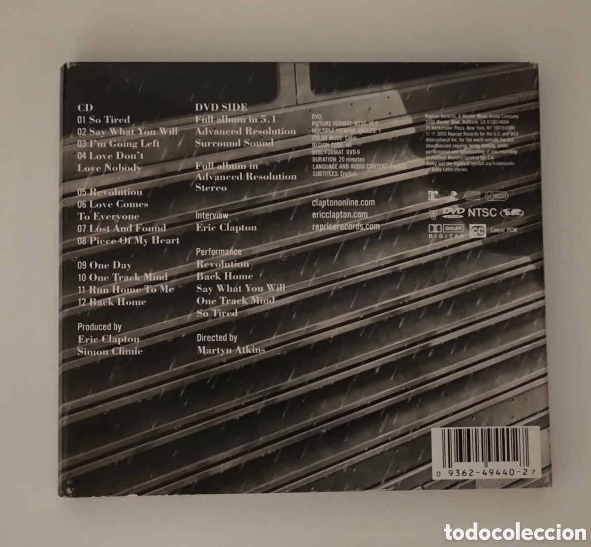 CDs de m&uacute;sica: Eric Clapton - Back Home CD y DVD Digipack - Foto 2