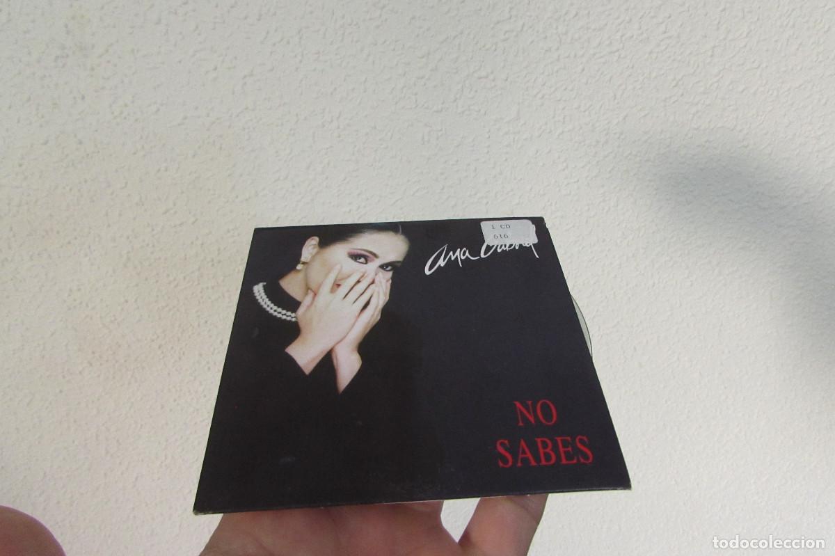 CDs de m&uacute;sica: CD single ANA GABRIEL &lrm;&ndash; No sabes - Foto 1