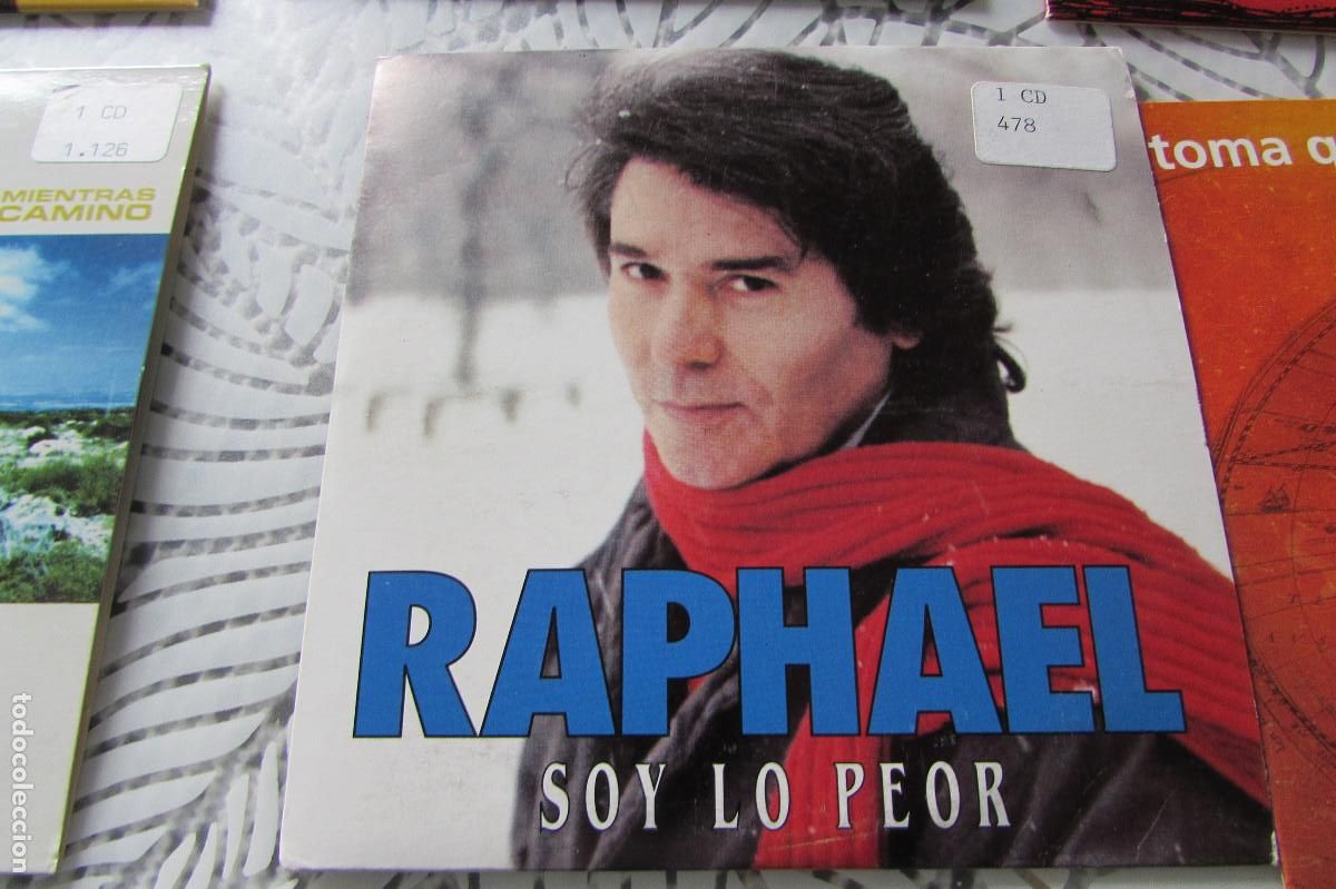 CDs de m&uacute;sica: RAPHAEL &rdquo;SOY LO PEOR&rdquo; CD SINGLE 1 TRACKS - Foto 1