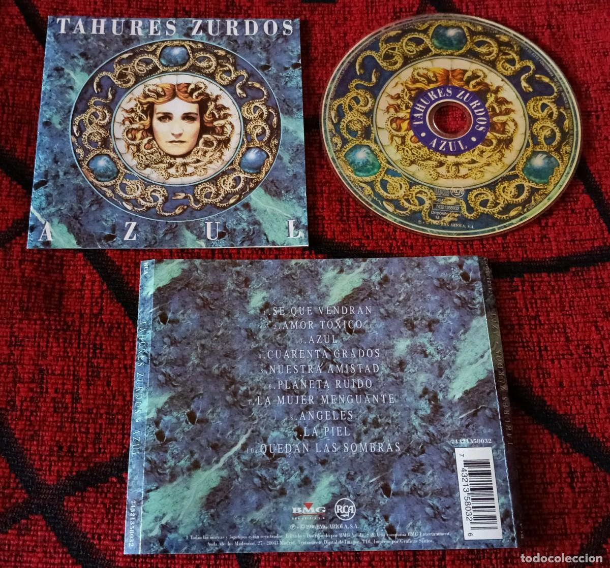 CDs de m&uacute;sica: TAHURES ZURDOS ** Azul ** CD 1996 - Foto 1