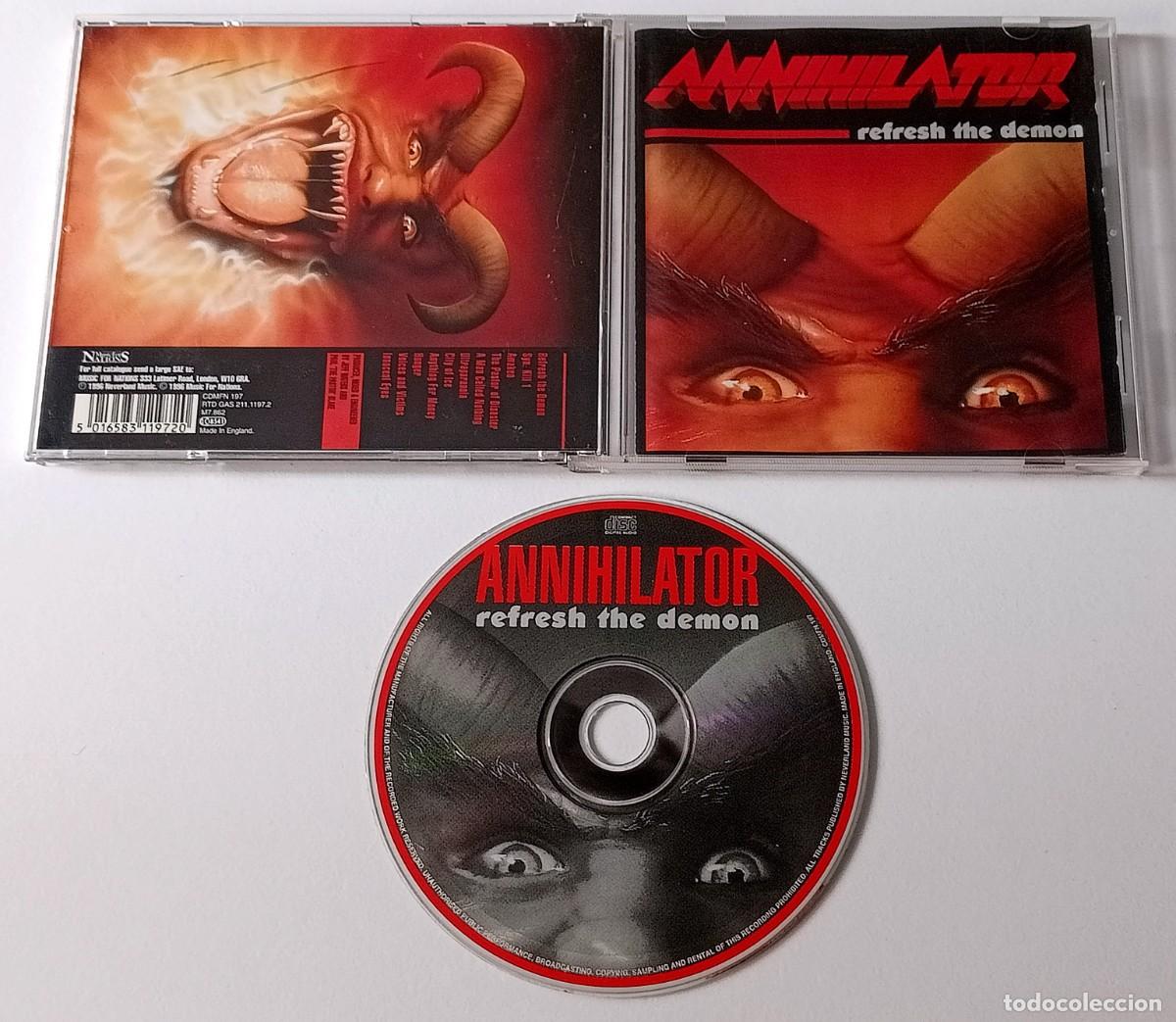 CDs de m&uacute;sica: CD ANNIHILATOR - REFRESH THE DEMON - Foto 2