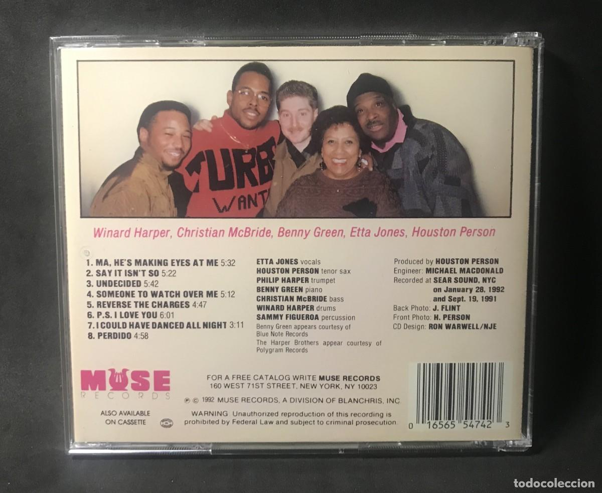 CDs de m&uacute;sica: Etta Jones &lrm;&ndash; Reverse The Charges - CD - Muse Records - Foto 2
