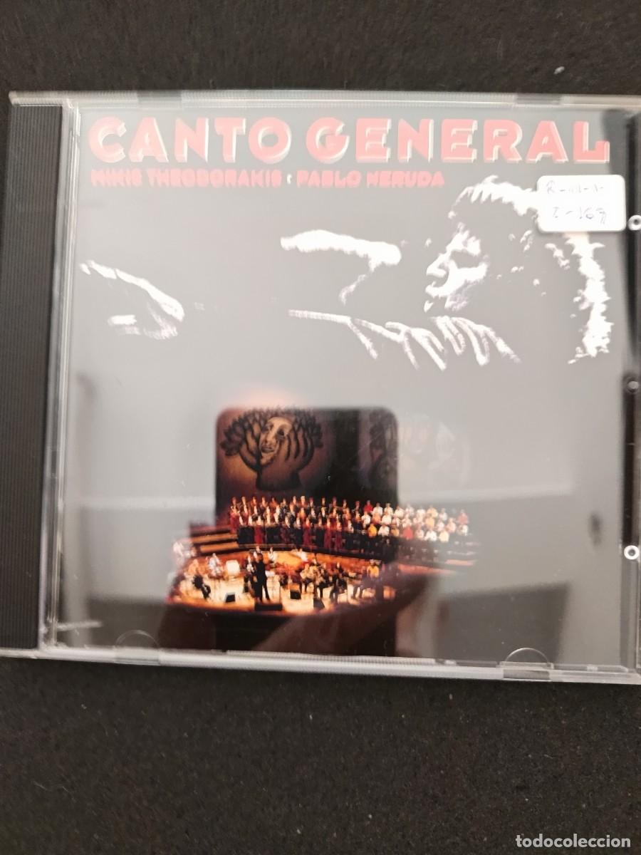 CDs de m&uacute;sica: CD CANTO GENERAL. MIKIS THEODORAKIS. PABLO NERUDA - Foto 1