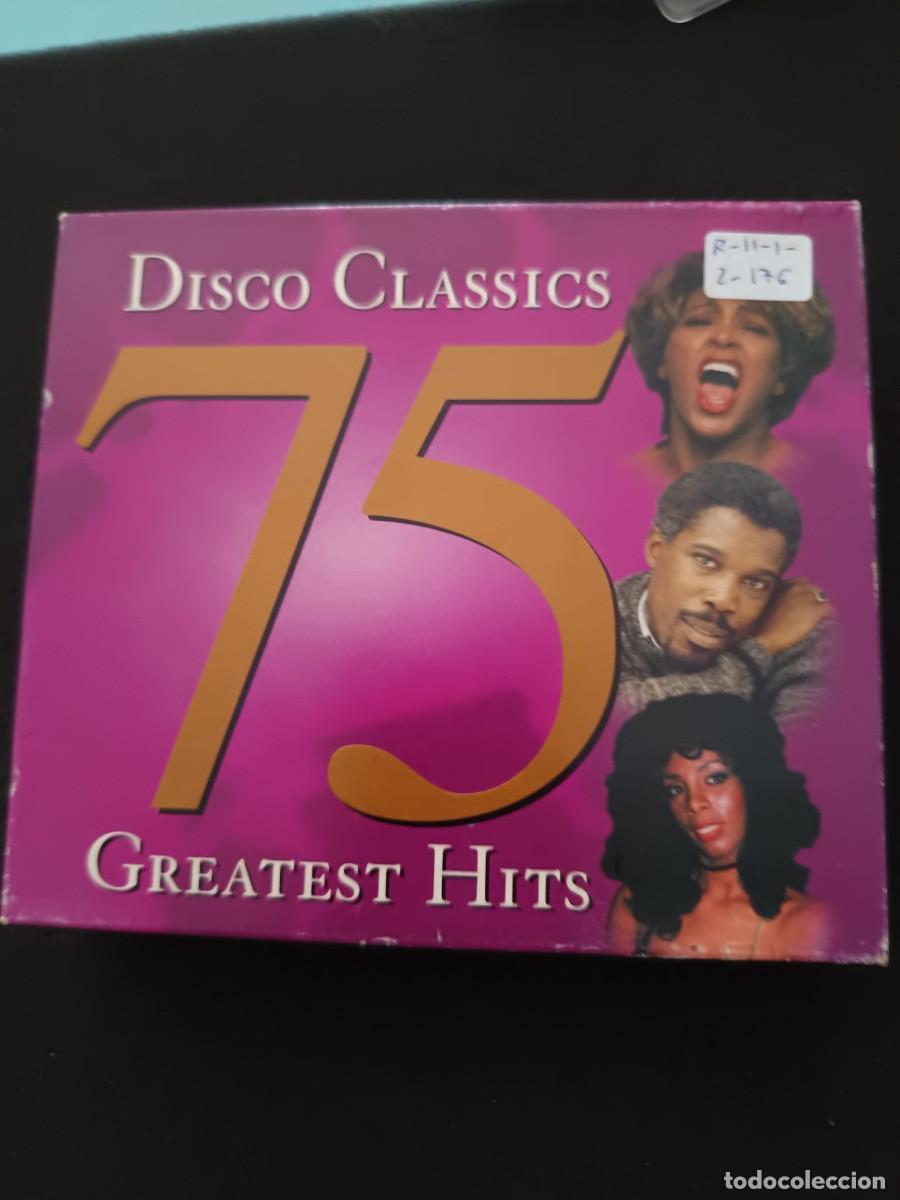 CDs de m&uacute;sica: 3 CDS. DISCO CLASSICS 75 GREATREST HITS - Foto 1
