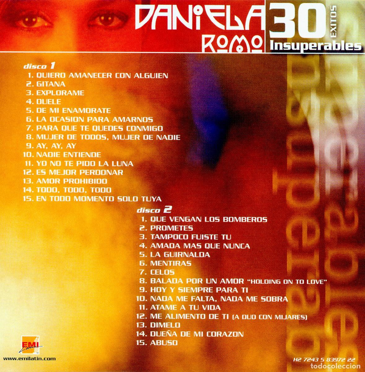 CDs de m&uacute;sica: DANIELA ROMO - 30 Exitos Insuperables (2003) 2 CD - Foto 2
