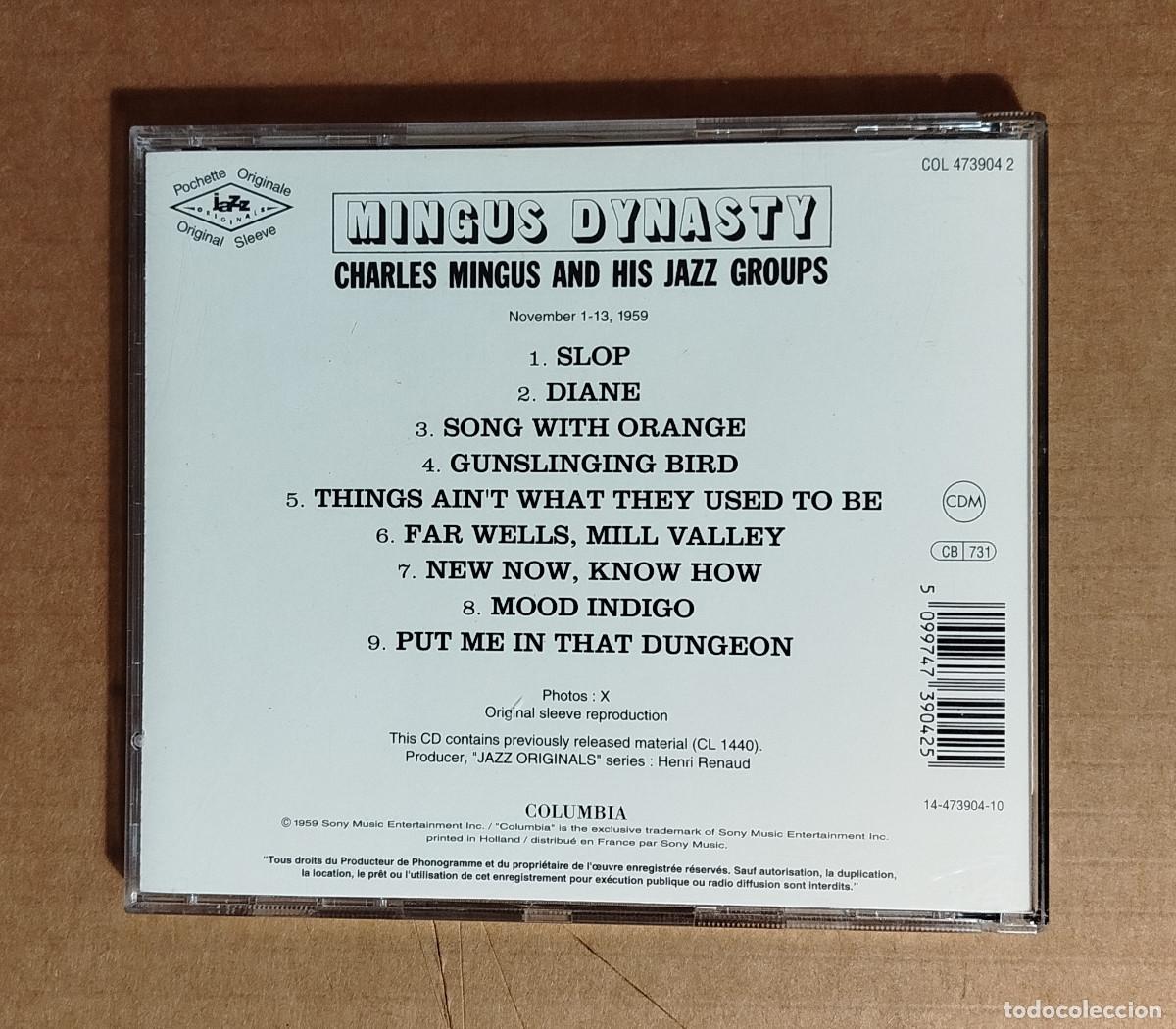 CDs de m&uacute;sica: CHARLES MINGUS - MINGUS DYNASTY - 1959 - Foto 3