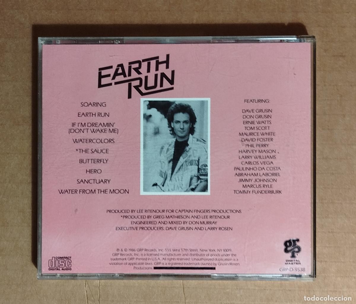 CDs de m&uacute;sica: LEE RITENOUR - EARTH RUN - 1986 - Foto 3