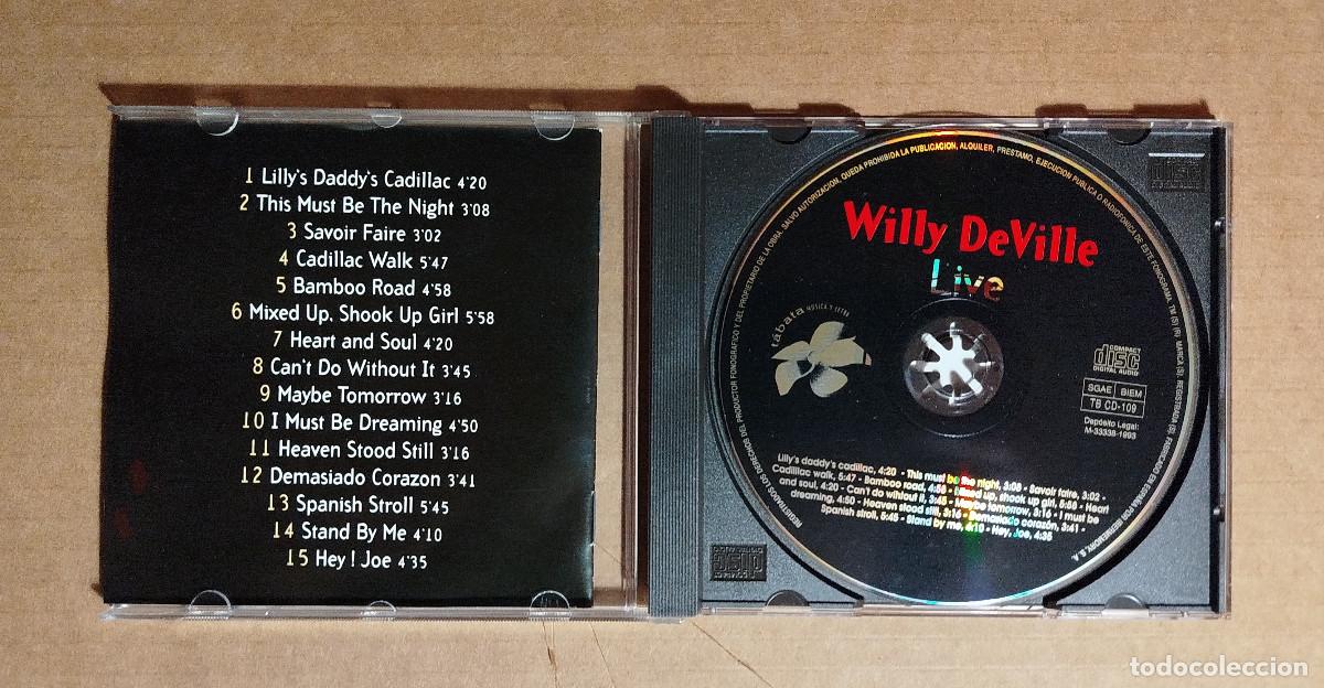 CDs de m&uacute;sica: WILLY DEVILLE - LIVE - 1993 - Foto 2