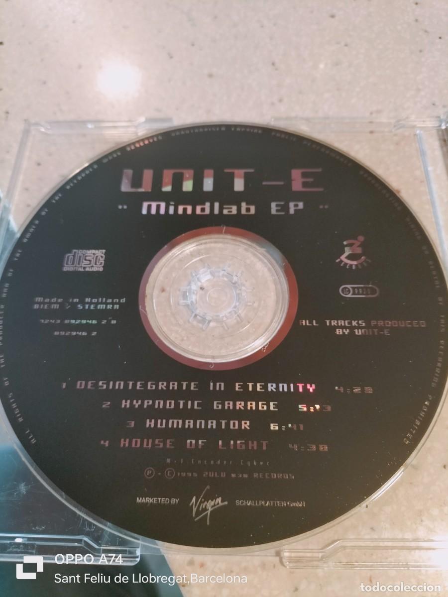 CDs de m&uacute;sica: RAR SINGLE CD. UNIT-E. MINDLAB EP. 4 TRACKS - Foto 2