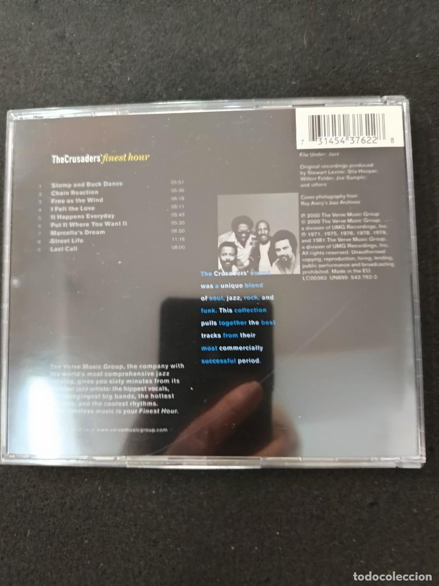 CDs de m&uacute;sica: CD. THE CRUSADERS FINEST HOUR - Foto 2